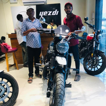 Single Rod 1.25 Inch Leg Guard/Crash Guard for All Jawa Models, Yezdi Roadster, Yezdi Scrambler & Jawa 42 FJ