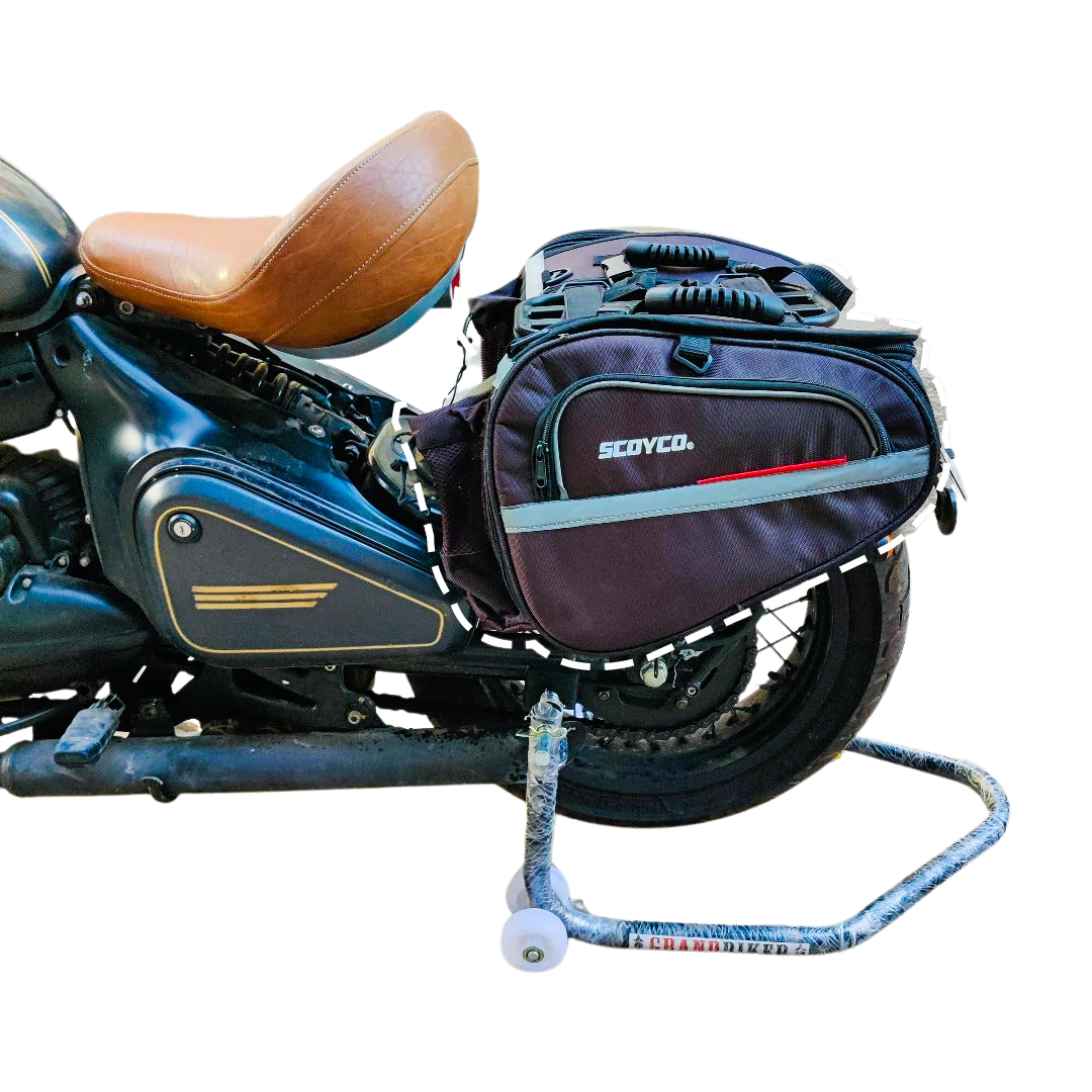 Carrier & Saddle Bags for Jawa Perak, Jawa 42 Bobber – Heavy-Duty Storage