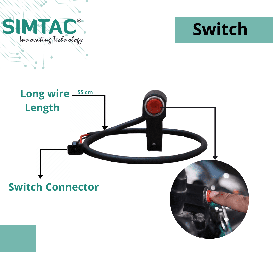 Yamaha FZ25 Simtac PNP Hazard Flasher Adapter with Switch [V6.0] - FZ25 - WS6