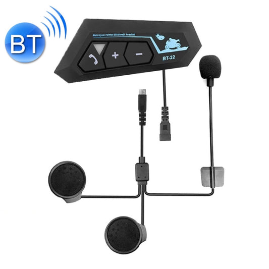BT22 Waterproof Motorcycle Helmet Bluetooth Headset – Hands-Free Calls