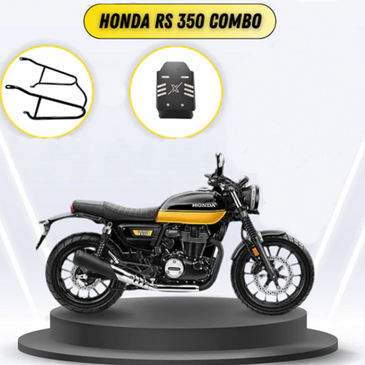 Honda RS 350 Saddle Stay & Bash Plate Combo – Reliable Protection & Support