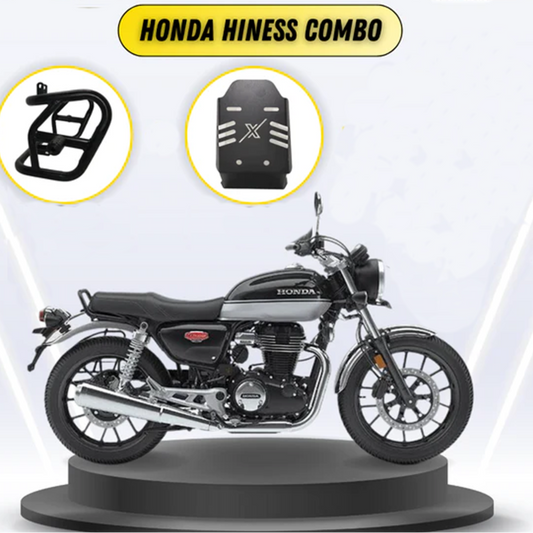 Honda Hiness Crash Guard & Bash Plate Combo