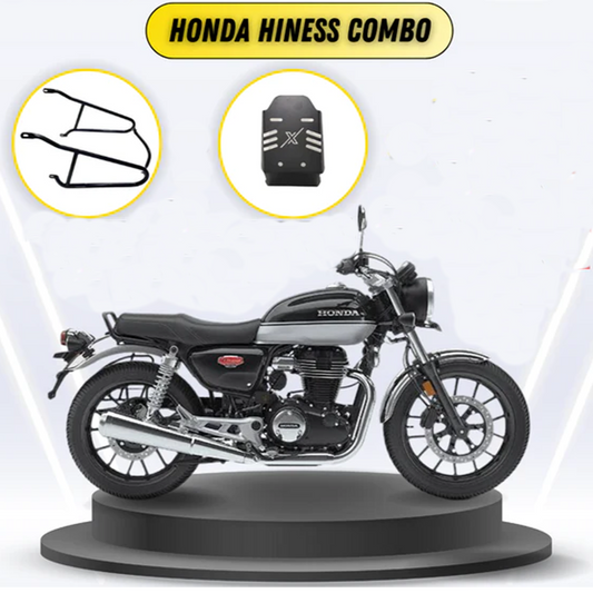 Honda Hiness Bash Plate & Saddle Stay Combo