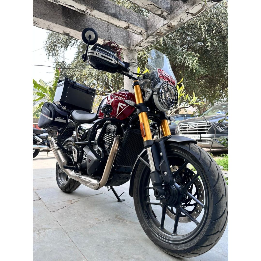 Cross Crash Guard for Triumph Speed 400 & Scrambler 400X – Heavy-Duty Protection