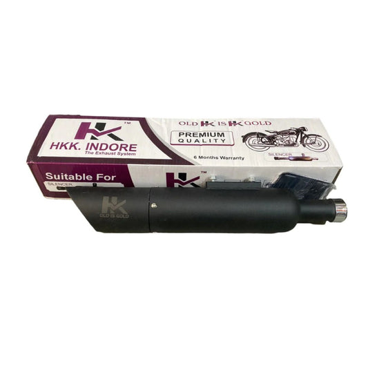 K Indore Reborn Without Plate Razor Exhaust for All Bikes | Premium Exhaust for Royal Enfield & More
