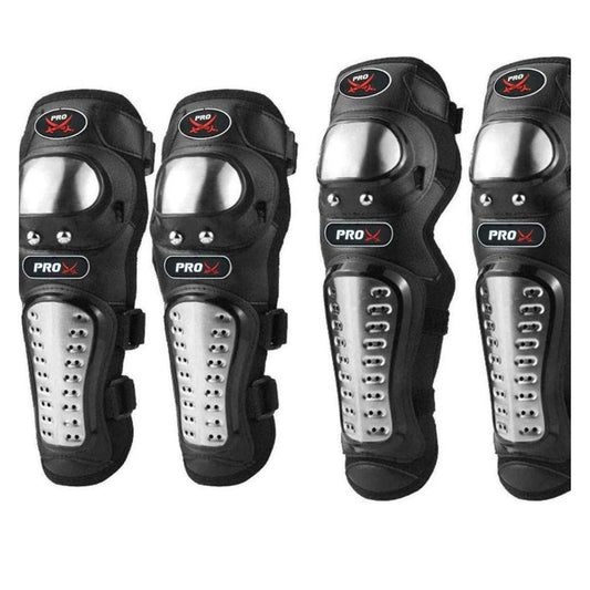 Probiker Pro-X Alloy Stainless Steel Knee Guard