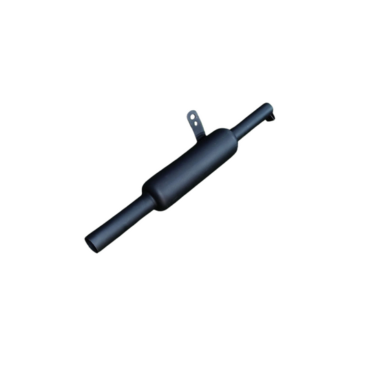 HK Indore Black Exhaust for Royal Enfield – High-Quality, Durable Exhaust (Without Plate)