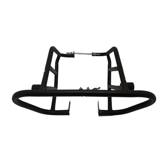 Economy Cross Crash Guard with Nylon (Round) Leg Guard | Durable Protection for Meteor 350 & Goan Classic 350 Reborn