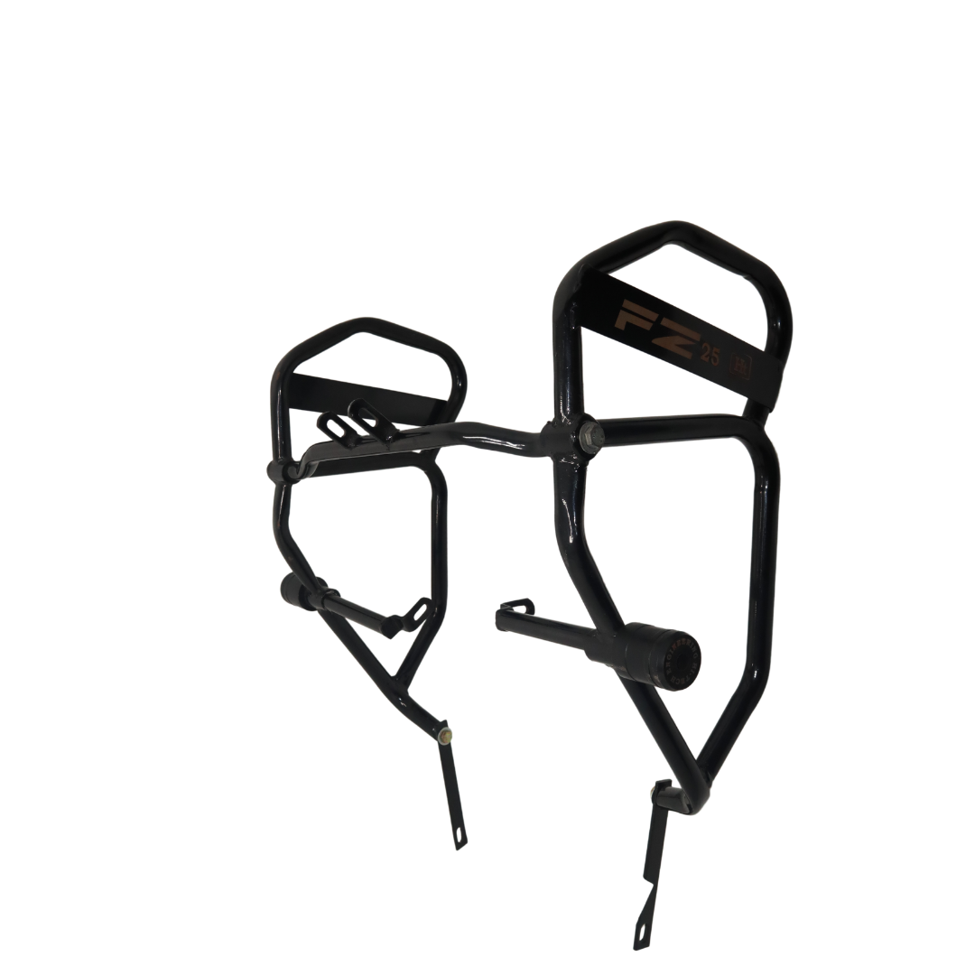 Cross Crash Guard with Nylon(Round) Sliders leg guard/Crash Guard for Yamaha Fzs25