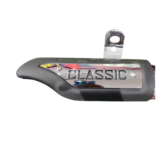 K Indore Chrome Exhaust for All Bikes | Sleek Chrome Finish | High-Performance Exhaust