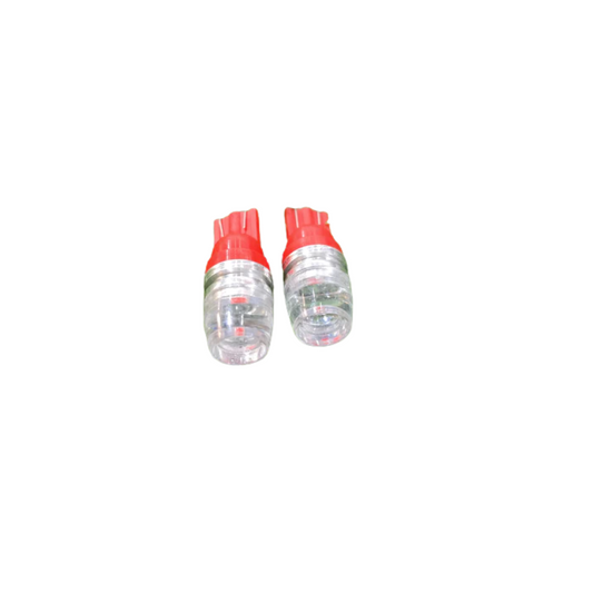Pin Holder Tube-Type Red Parking Bulbs - Pack of 50 for Motorcycles