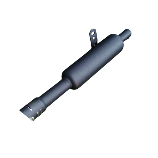 HK Indore Reborn Exhaust for Royal Enfield 350/Standard Reborn 350 – High-Quality Chrome Exhaust (Without Plate)