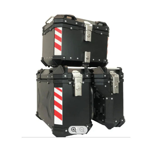 MG Pannier & Top Box for Motorcycle Luggage Storage