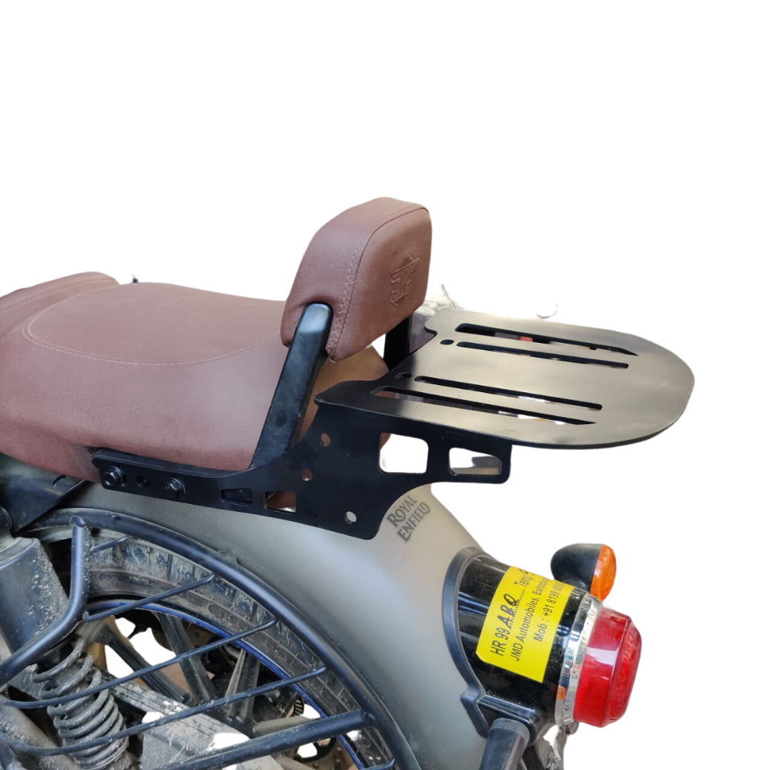 Top Rack Backrest for Classic 350 Reborn, Standard Reborn & Royal Enfield Classic 350