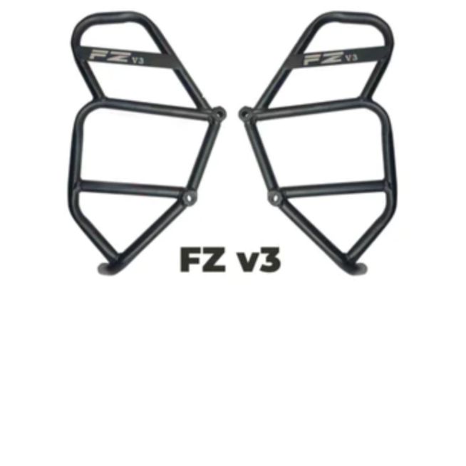 Round Nylon Crash Guard for Yamaha FZS V3 – Premium Leg Protection