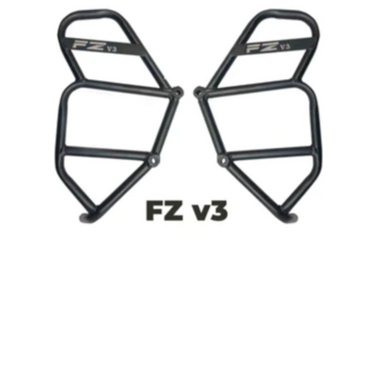 Round Nylon Crash Guard for Yamaha FZS V3 – Premium Leg Protection