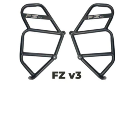 Round Nylon Crash Guard for Yamaha FZS V3 – Premium Leg Protection