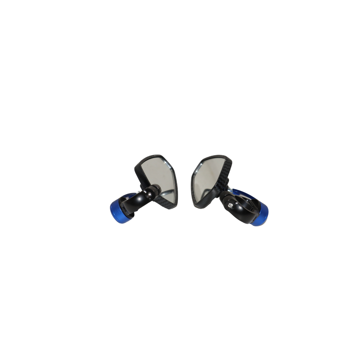 Imported Universal Bar End  Mirrors  for Motorcycle & Scooters, Universal Rearview Mirror