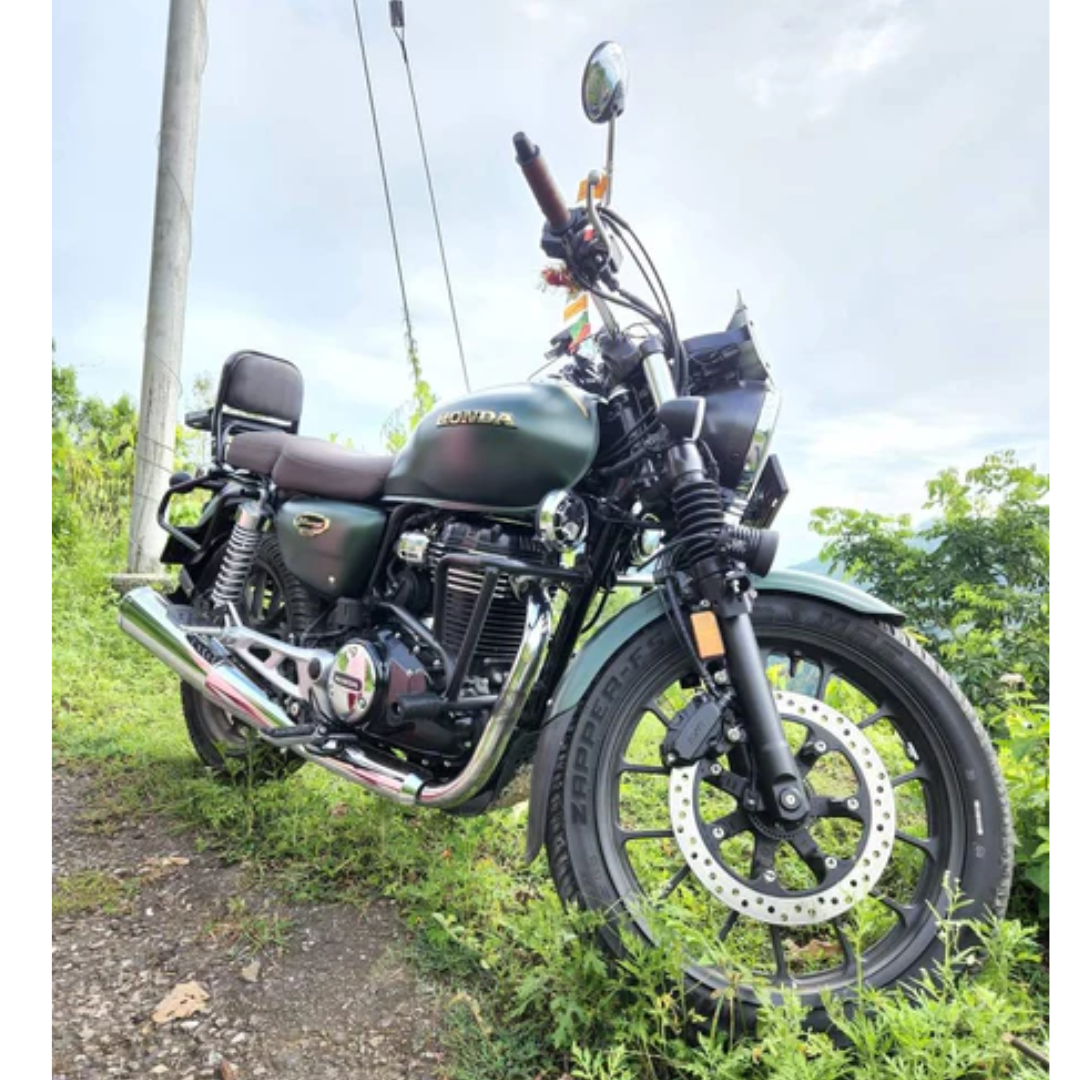 Backrest for Honda H'ness CB 350 – Ergonomic Design for Long Rides
