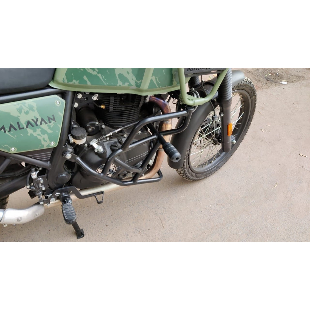 Crash Guard with Round Sliders for Royal Enfield Himalayan BS4/BS6 Models