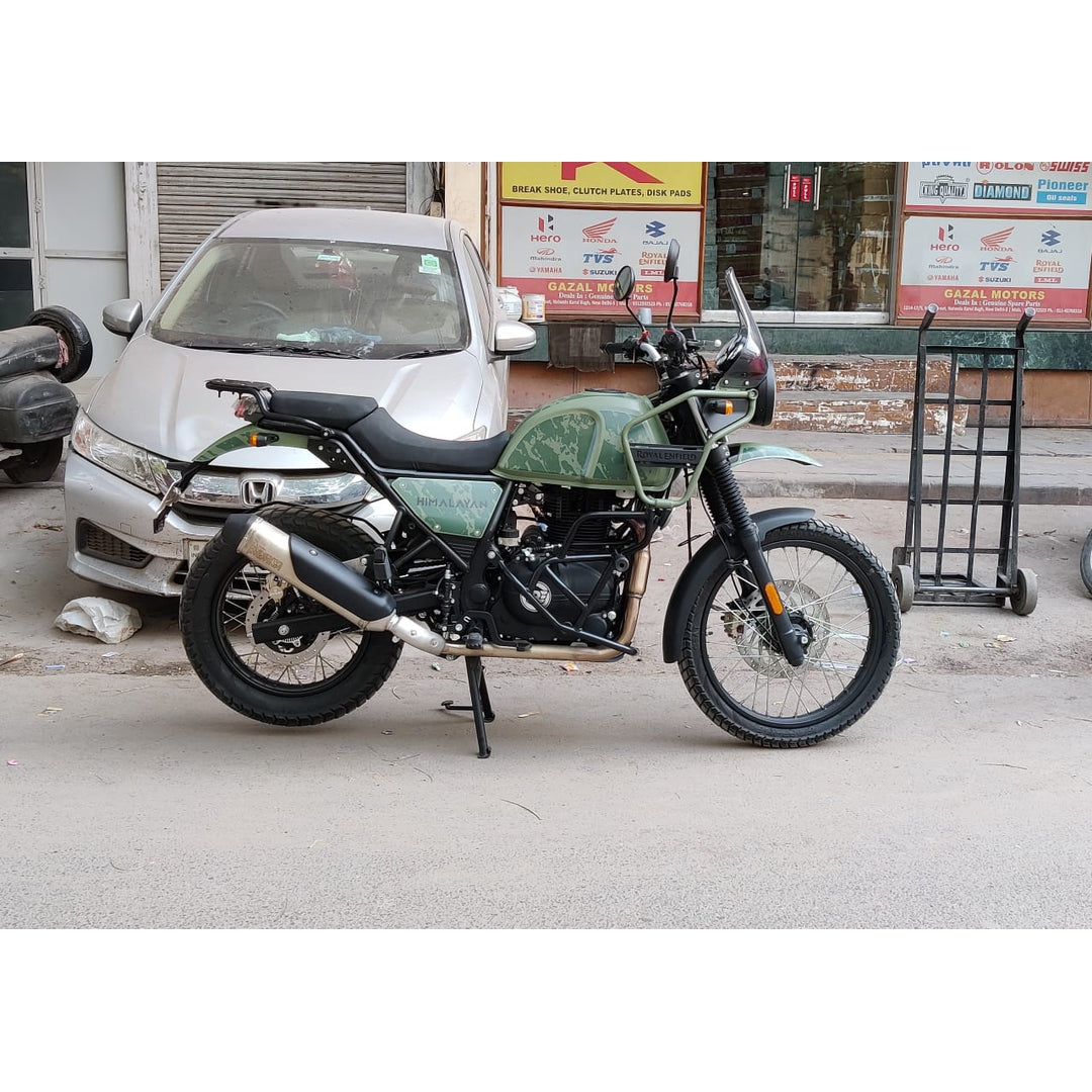 Crash Guard with Round Sliders for Royal Enfield Himalayan BS4/BS6 Models