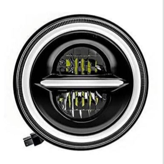 7" Inch Minus Headlight 110 Watts Full Ring for All ROYAL ENFIELD Models