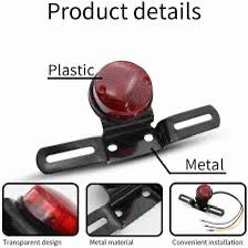 Motorcycle LED Tail Brake Light Lamp for Chopper - Rear Stop Light