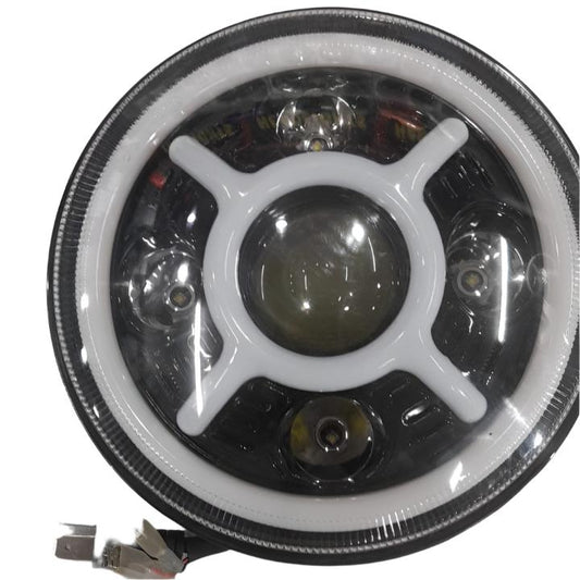 7" Inch 110 Watt Flower Design Headlight