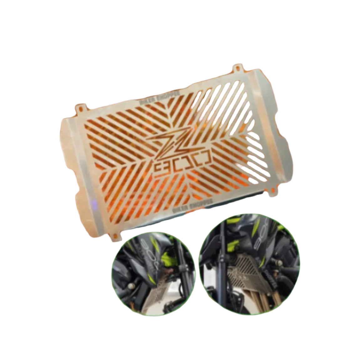 Z900 Black  Radiator Guard (Stainless Steel)