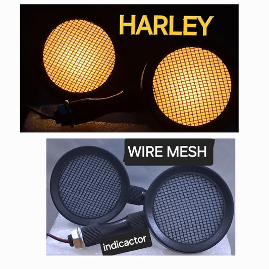 Harley Style Mesh indicator for all bikes - Set of 4
