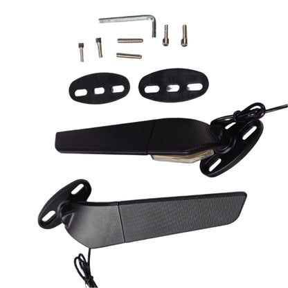 Adjustable Moto GP LED Stealth Mirror for TVS RR310 & Yamaha R15/MT15