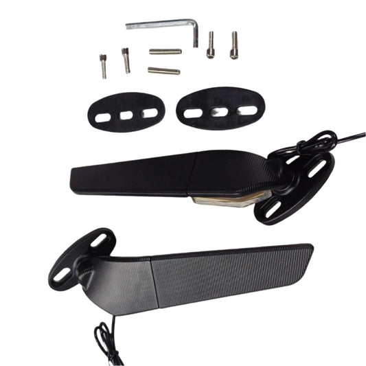 Adjustable Moto GP LED Stealth Mirror for TVS RR310 & Yamaha R15/MT15