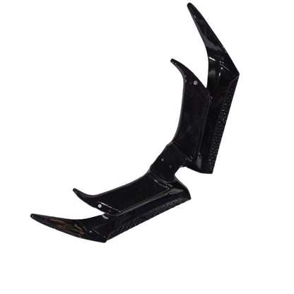 Front Fairing Winglet Cover for Yamaha R15 – Black Aerodynamic Design