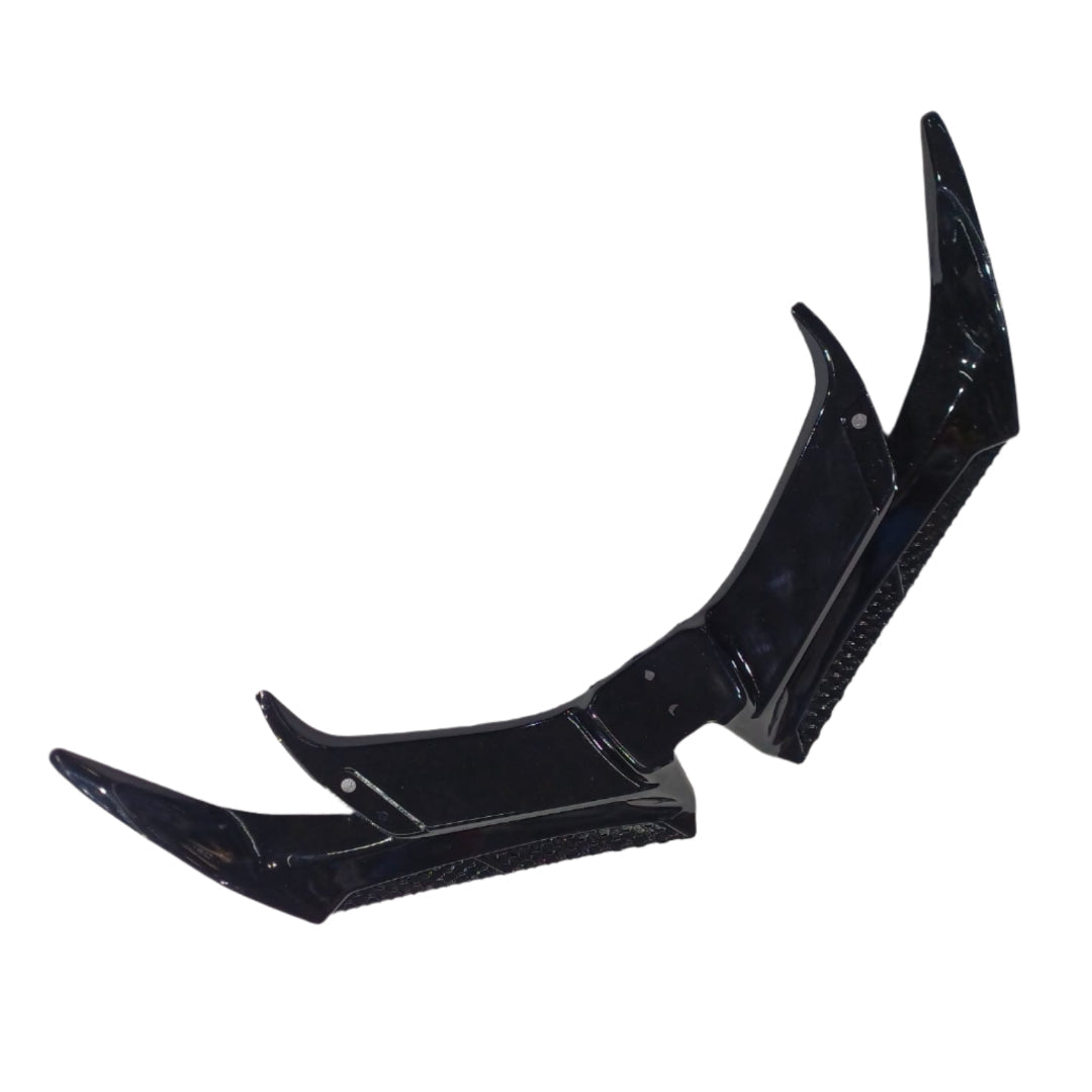 Front Fairing Winglet Cover for Yamaha R15 – Black Aerodynamic Design