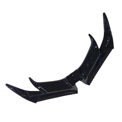 Front Fairing Winglet Cover for Yamaha R15 – Black Aerodynamic Design