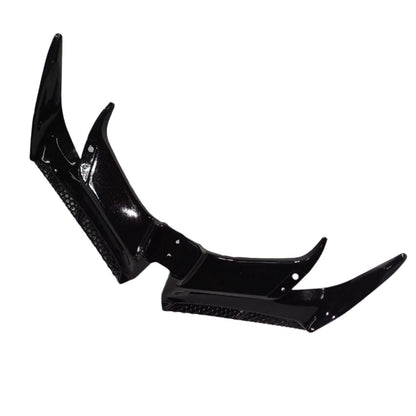 Front Fairing Winglet Cover for Yamaha R15 – Black Aerodynamic Design
