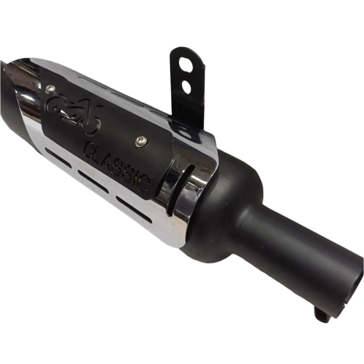 Moto Macho Indore Silencer with Dual Plate for Classic Reborn, Standard Reborn 350cc & Goan Classic