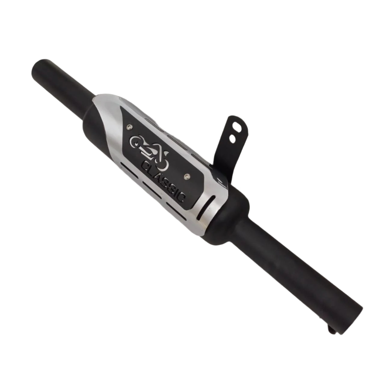 Moto Macho Indore Silencer with Dual Plate for Classic BS6/Electra/Standard