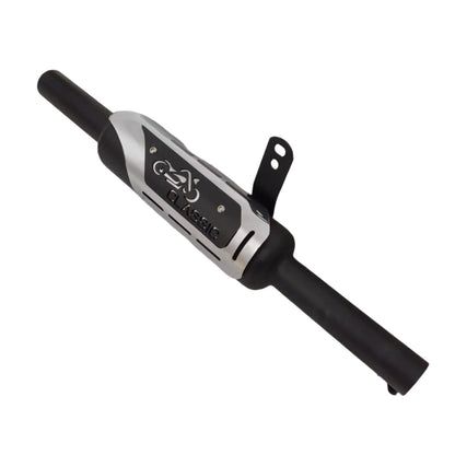 Moto Macho Indore Silencer with Dual Plate for Classic BS6/Electra/Standard