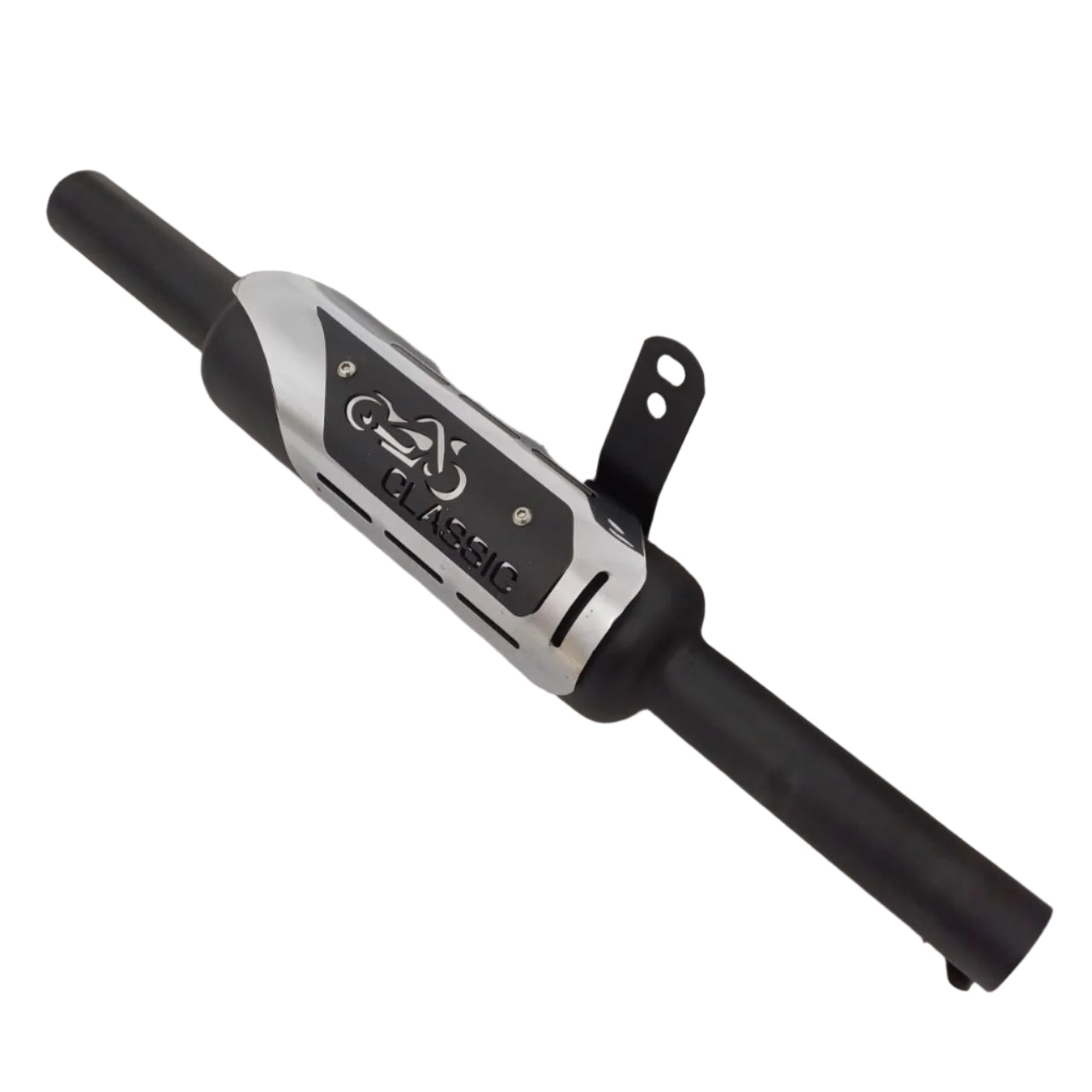Moto Macho Indore Silencer with Dual Plate for Classic BS6/Electra/Standard