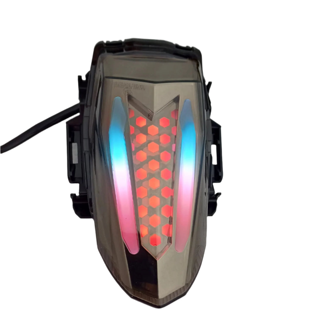 Tail Light for Yamaha R15 V3, V4, R15 M - RGB Multicolor Flowing Running LED Tail Light