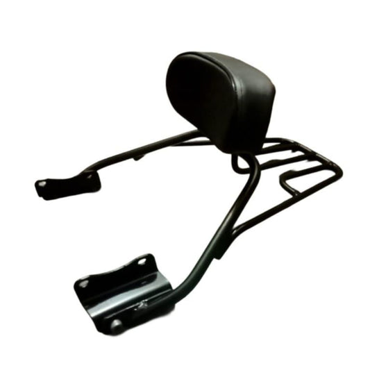 Round Cushion Backrest for BSA Goldstar 650 with Top Carrier