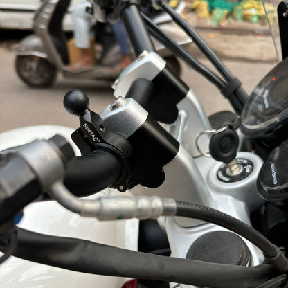 Handle Bar Riser Black | Enhanced Comfort & Control | Compatible with Royal Enfield Super Meteor 650