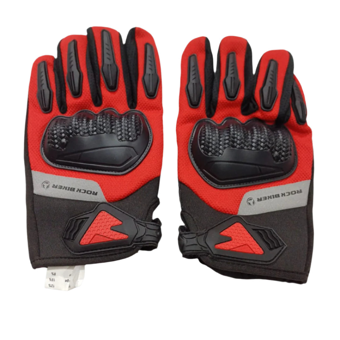 ROCK BIKER RBG052 Riding Gloves - Touchscreen Compatible Motorcycling Gloves