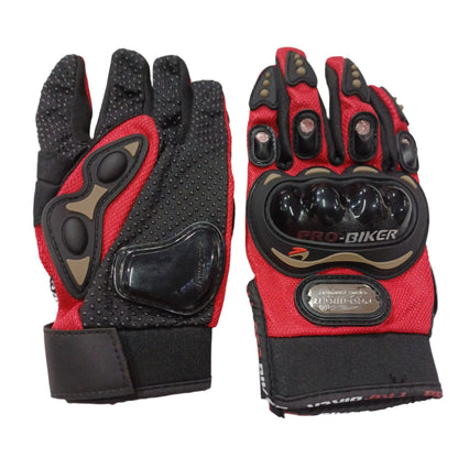 Probiker Motorcycle Riding Gloves Red Color