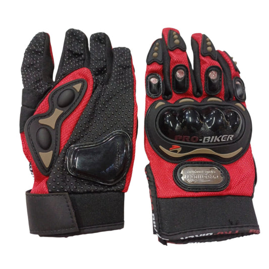 Probiker Motorcycle Riding Gloves Red Color
