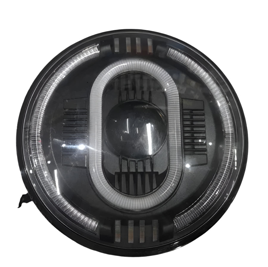7" Inch 110 Watt HJG   Premium Headlight with Welcome DRL