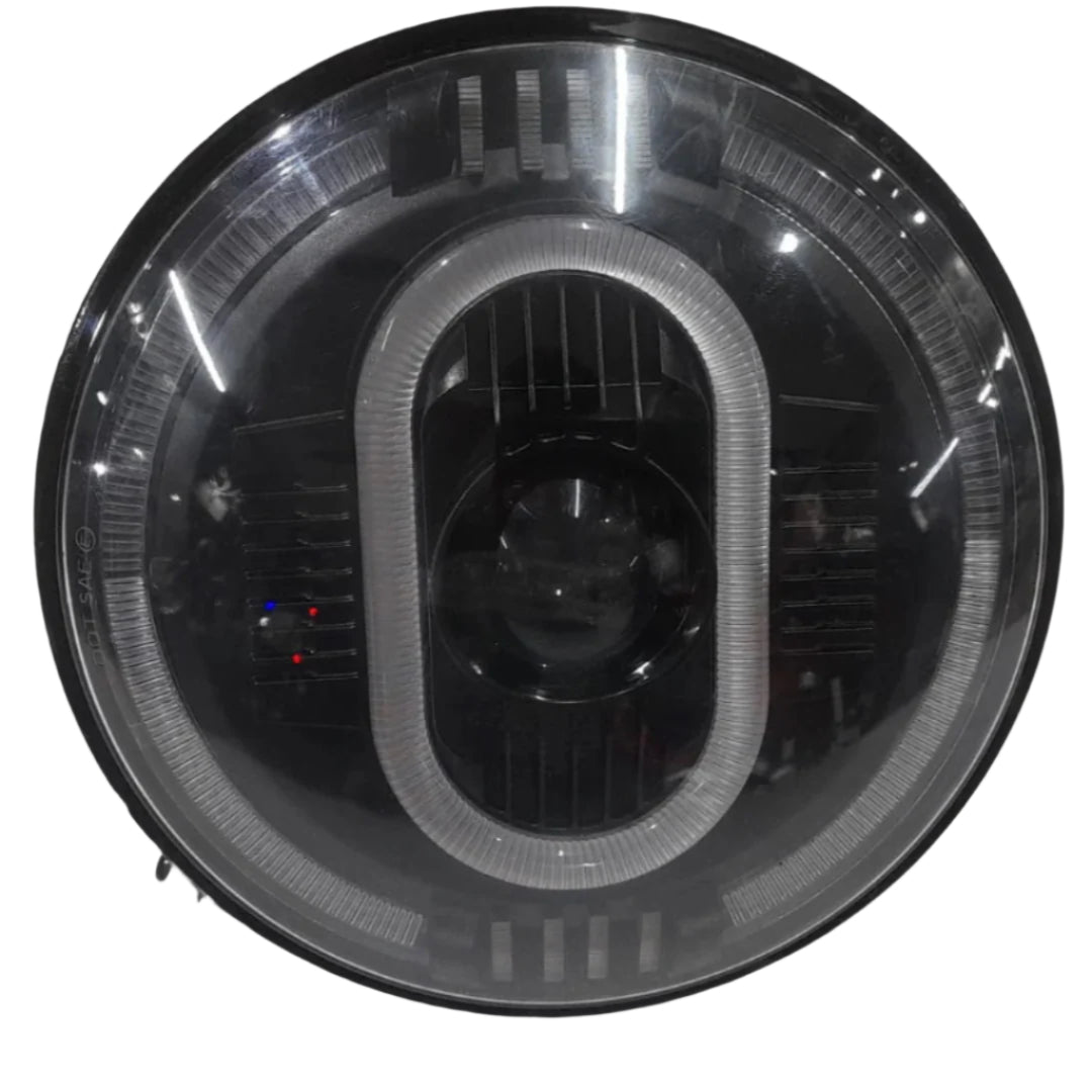 7" Inch 110 Watt HJG   Premium Headlight with Welcome DRL