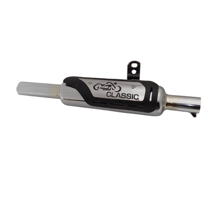 Moto Macho Indore Silencer with Dual Plate for Classic Reborn, Standard Reborn 350cc & Goan Classic