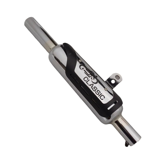 Moto Macho Indore Silencer with Dual Plate for Classic Reborn, Standard Reborn 350cc & Goan Classic